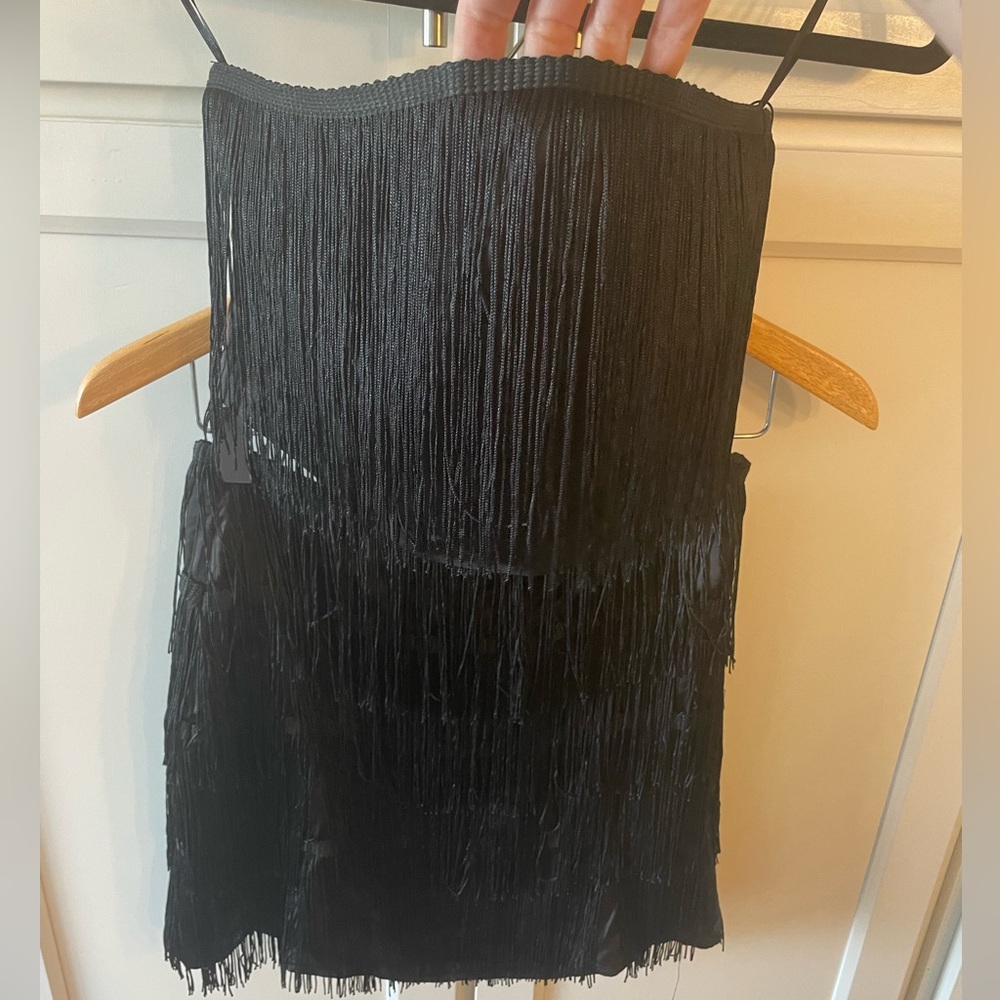12th Tribe Gatsby fringe two piece set